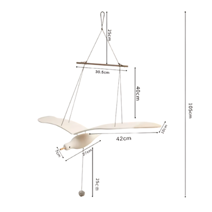 Threaded Wings™ Flying Bird Decoration